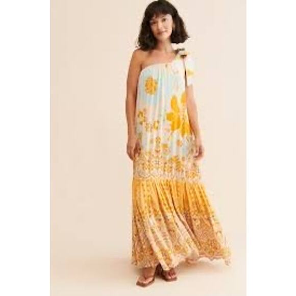 NWT Free People Cote D Azur Maxi Dress Ivory -XS - Picture 2 of 10